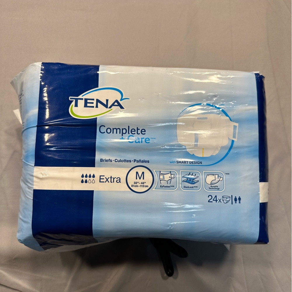 Tena complete adult briefs size medium